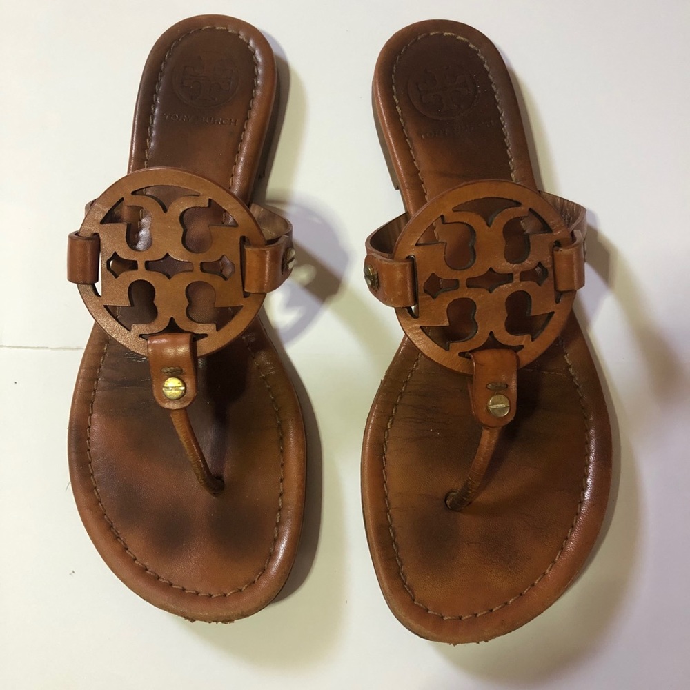 Tory Burch MILLER slipper size 8 brown